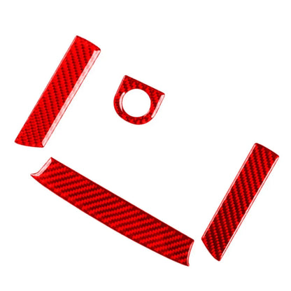 Red Center Console Storage Panel Cover Trim for Subaru Forester (2009-2013)