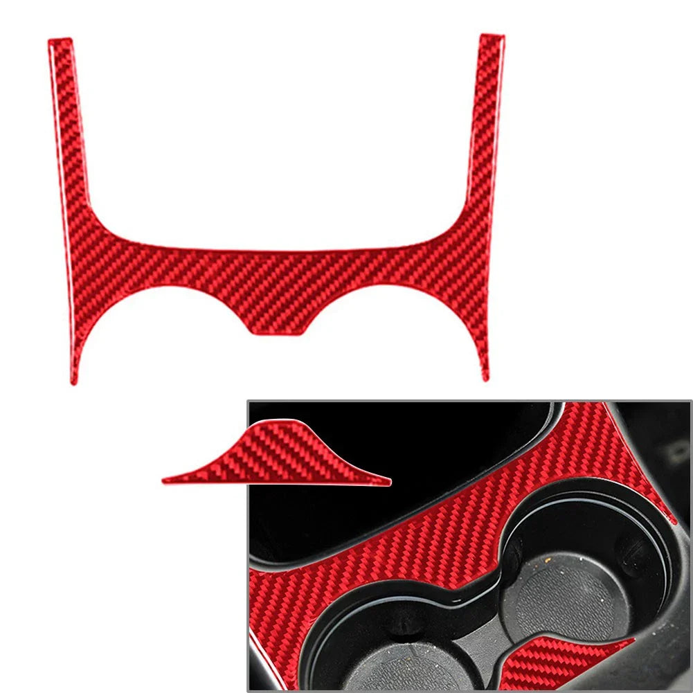 Cup Holder Panel Cover Trim for Dodge Journey (2011-2018) - Red