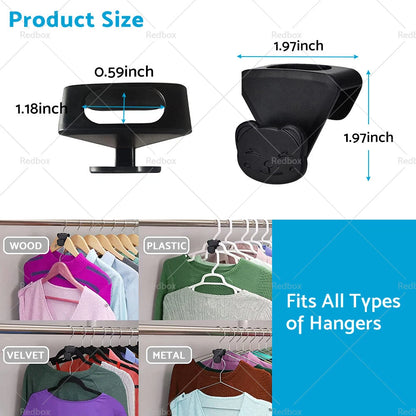 18PCS Space Saving Clothes Hanger Hooks for Organizing Closets