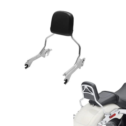 Sissy Bar Backrest Luggage Rack for Harley Softail Fat Boy Breakout (2018-2025)