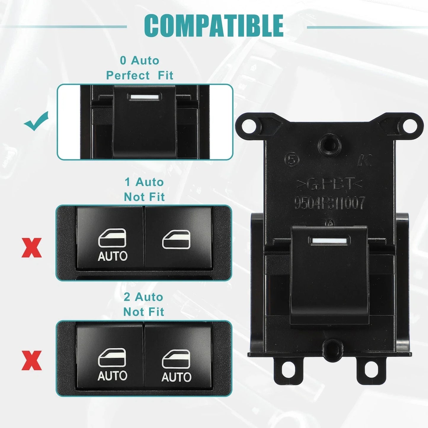 Power Window Switch for Honda CR-V 2.4L (2007-2009)