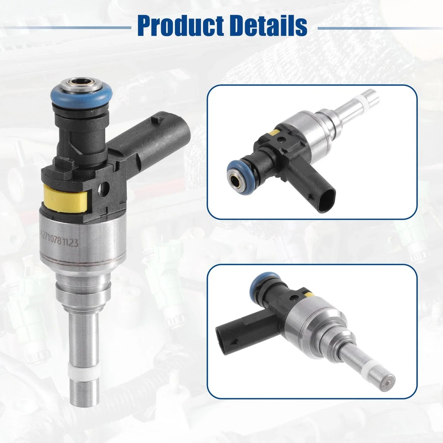 4 x Fuel Injector Nozzles for Mercedes-Benz C 250 (2012-2015)