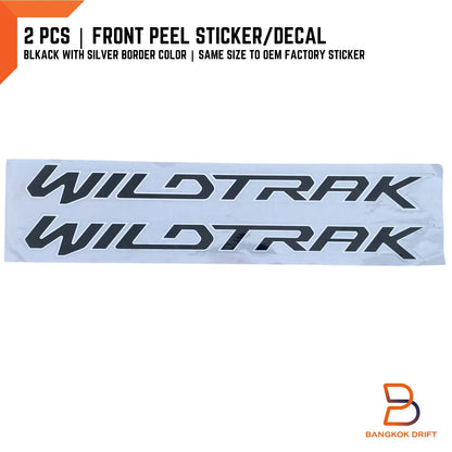 Wildtrak Front Door Graphics Stickers for Ford Ranger PX Mk1 (12-14)