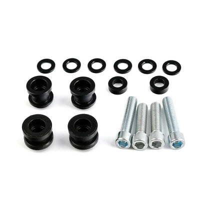 Black Docking Hardware Kit for Harley Softail Fat Boy Breakout (2018-2025)