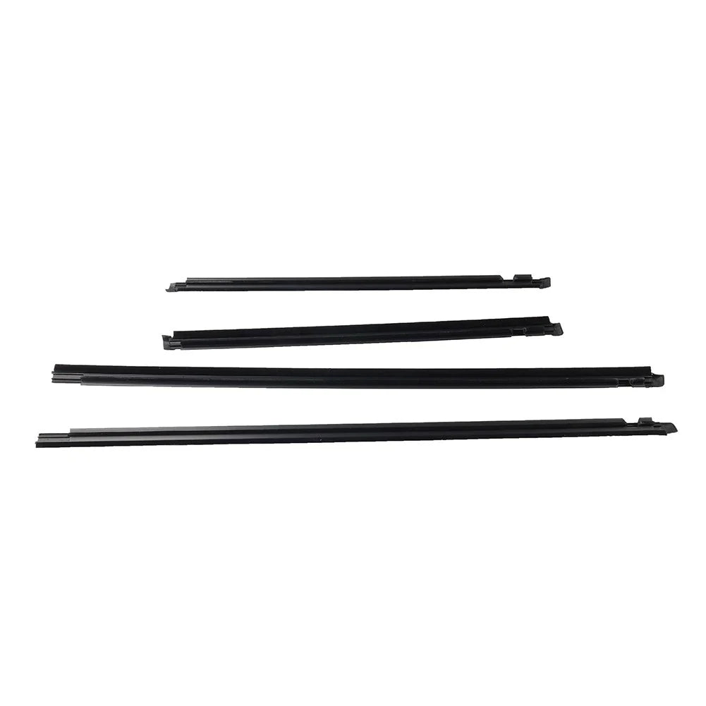 4 x Front Rear Weatherstrip Door Glass Belt Moulding for Toyota Echo (2000-2005)