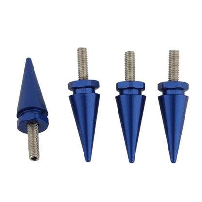 4 x 5mm Blue Spike Windscreen Screw Bolts for Harley Touring Road Glide (1998-2025)