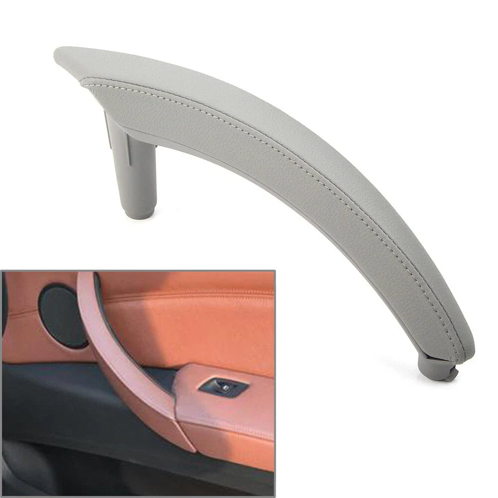 Gray Door Trim Pull Handle Right Side Leather for BMW X5 X6 (2007-2013)