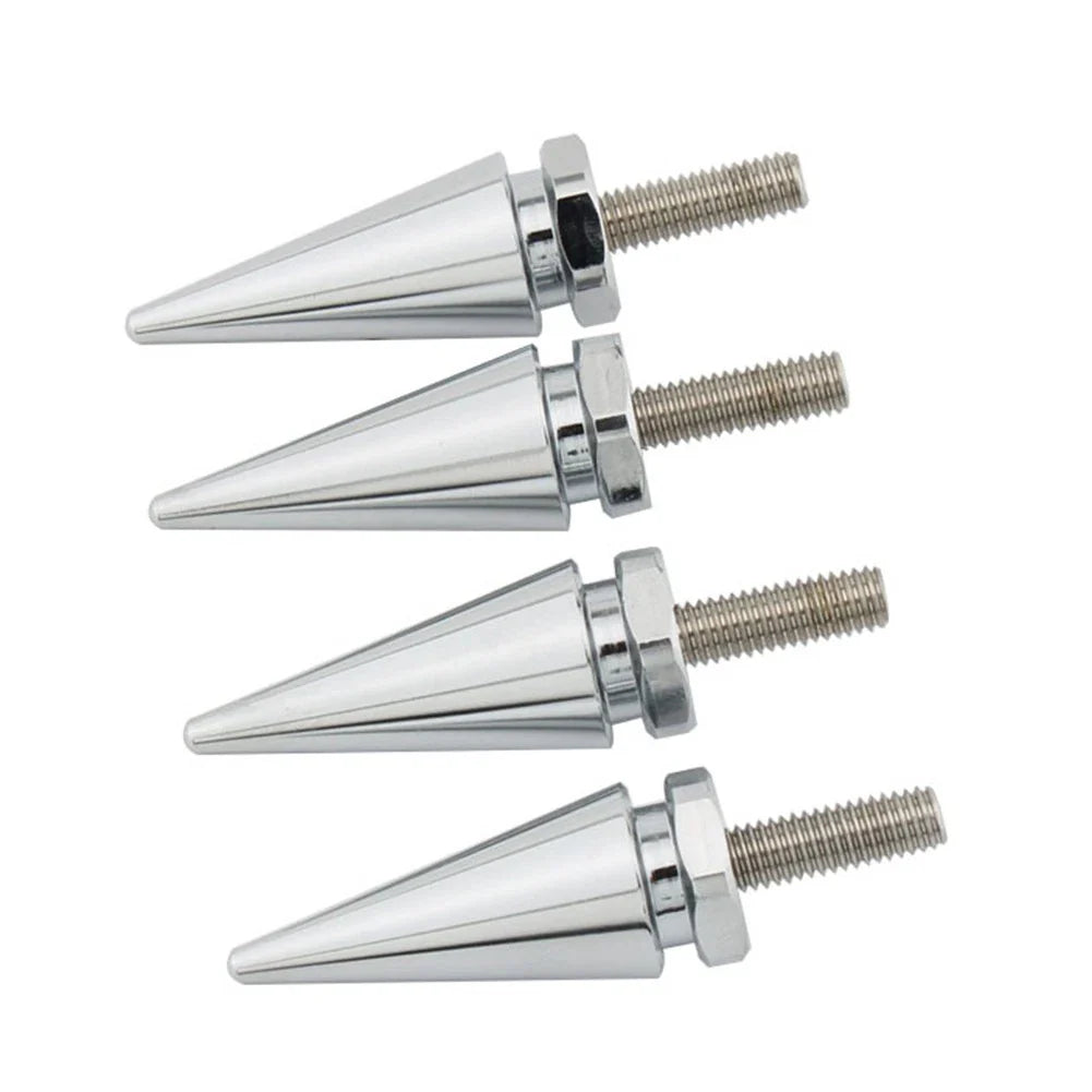 4 x Chrome Spike Windscreen Screw Bolts for Harley Touring Road Glide (1998-2025)