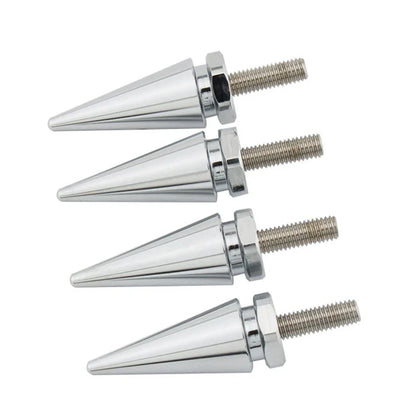 4 x Chrome Spike Windscreen Screw Bolts for Harley Touring Road Glide (1998-2025)