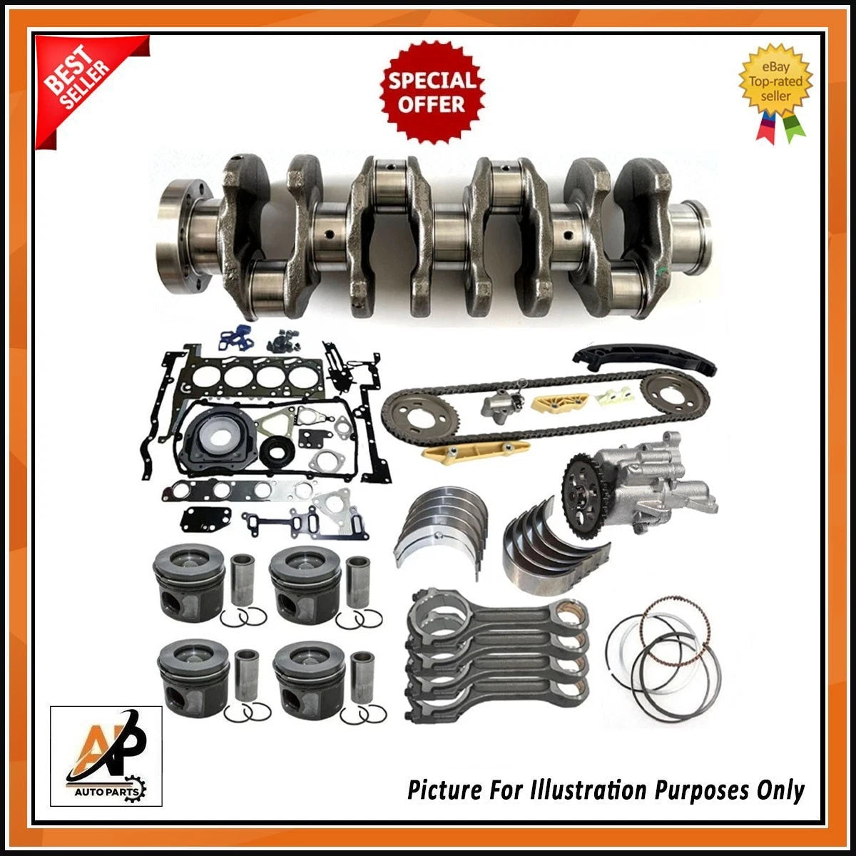 Genuine Crankshaft Replacement for Citroen Jumper 2 HDI (2006–2018)
