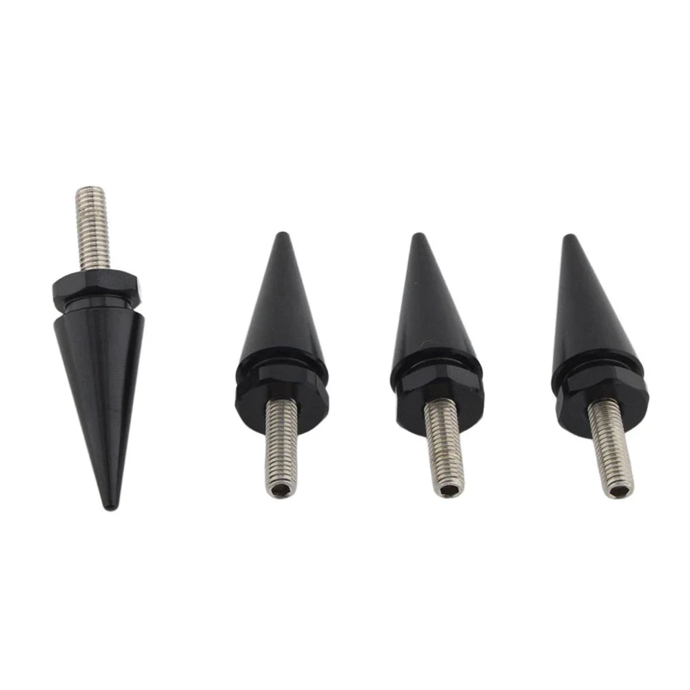 4 x 5mm Black Spike Windscreen Screw Bolts for Harley Touring Road Glide (98-25)