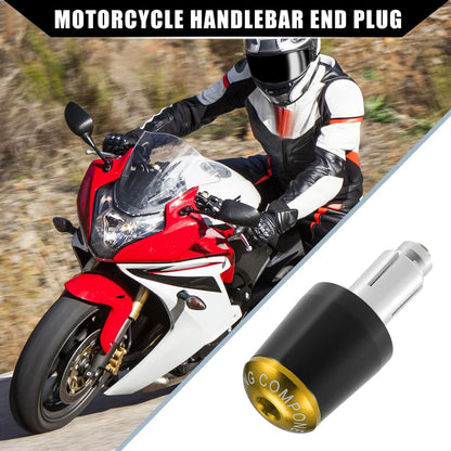 2 x Motorcycle Handlebar End Plug Grips 7/8" for Honda