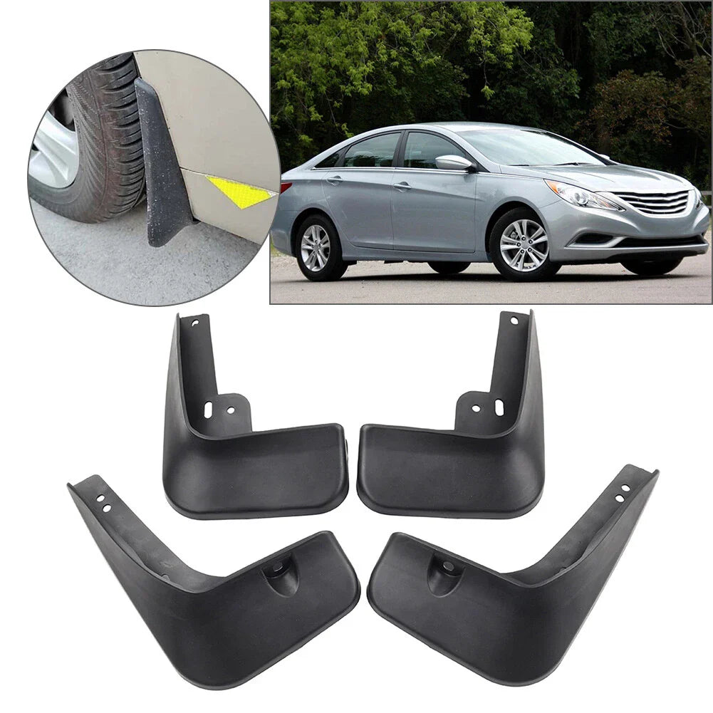 4 x Wheel Mud Flaps Splash Guards for Hyundai Sonata (2011-2014)
