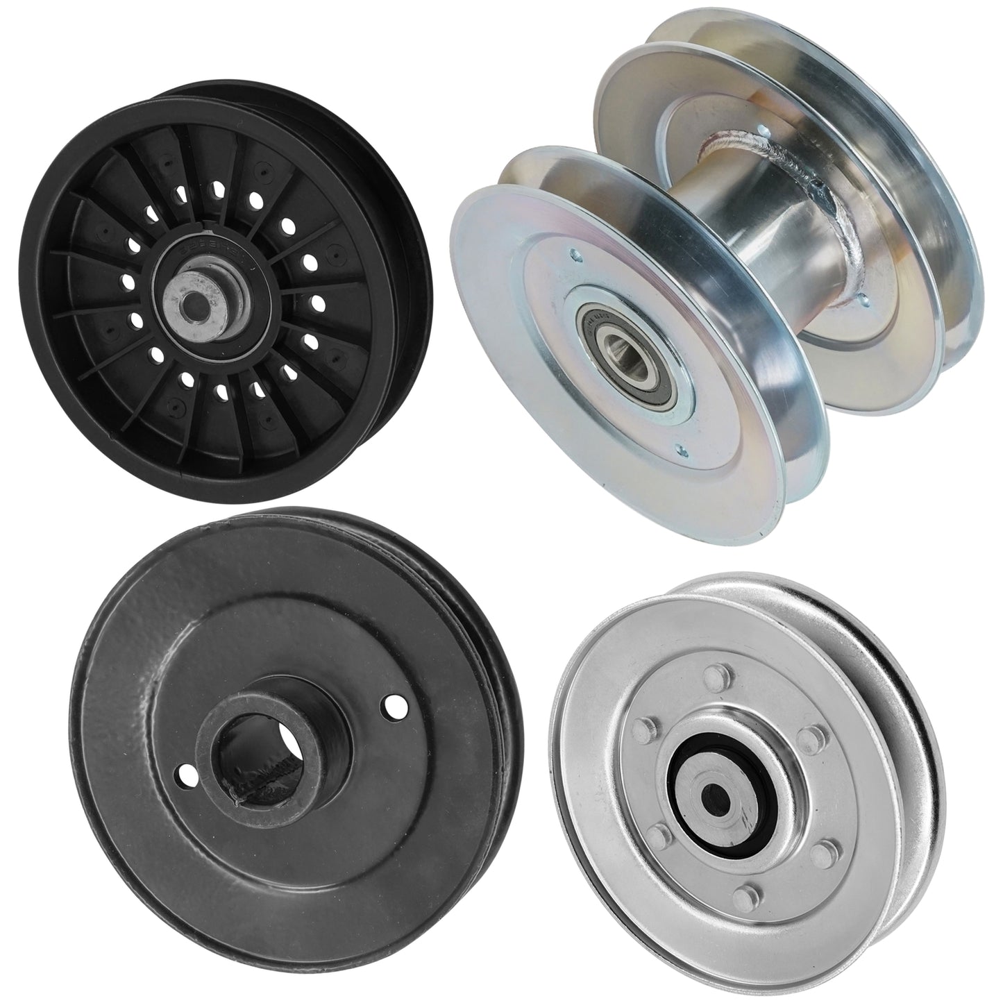 Deck Drive Pulleys Replacement Kit for John Deere X570 X580 X584 (2004–2018)