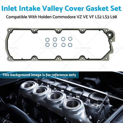 Inlet Intake Valley Cover Gasket Set for Holden Commodore VZ VE VF LS2 (2004-2017)