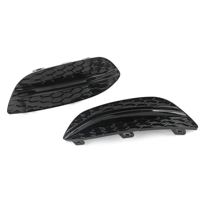 Fog Light Covers for Mercedes Benz C Class W205 C300 (2015-2018) Black