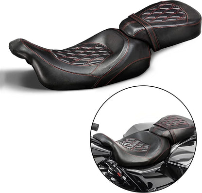 Driver Passenger Seat for Harley CVO Touring Electra Street Glide (09-22)