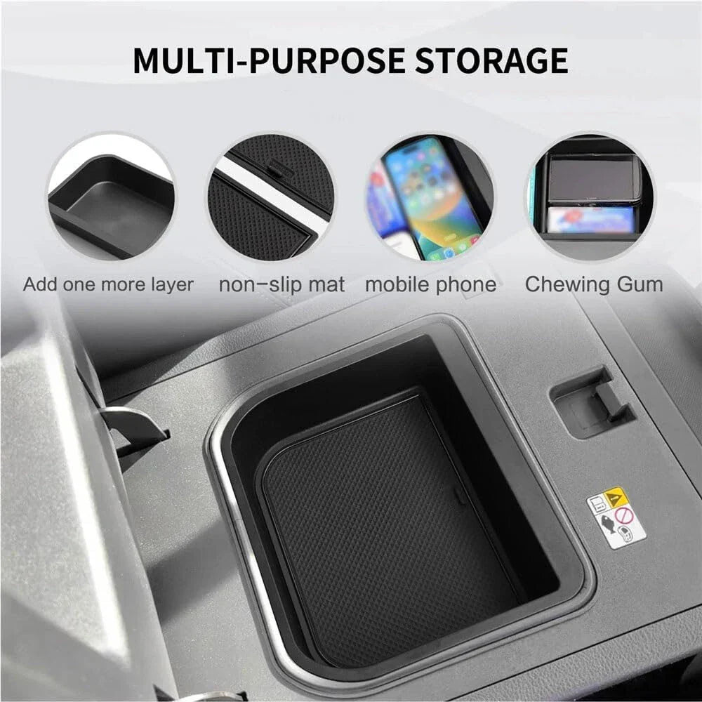 Armrest Storage Box Insert Tray for Toyota Land Cruiser Prado, Lexus GX (2010-2023)
