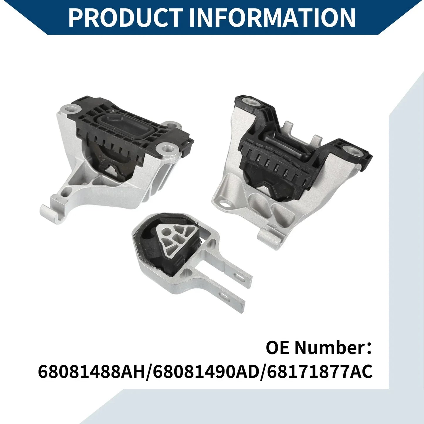 Engine Motor Mount Set for Dodge Dart (2013-2016) - 1 Set