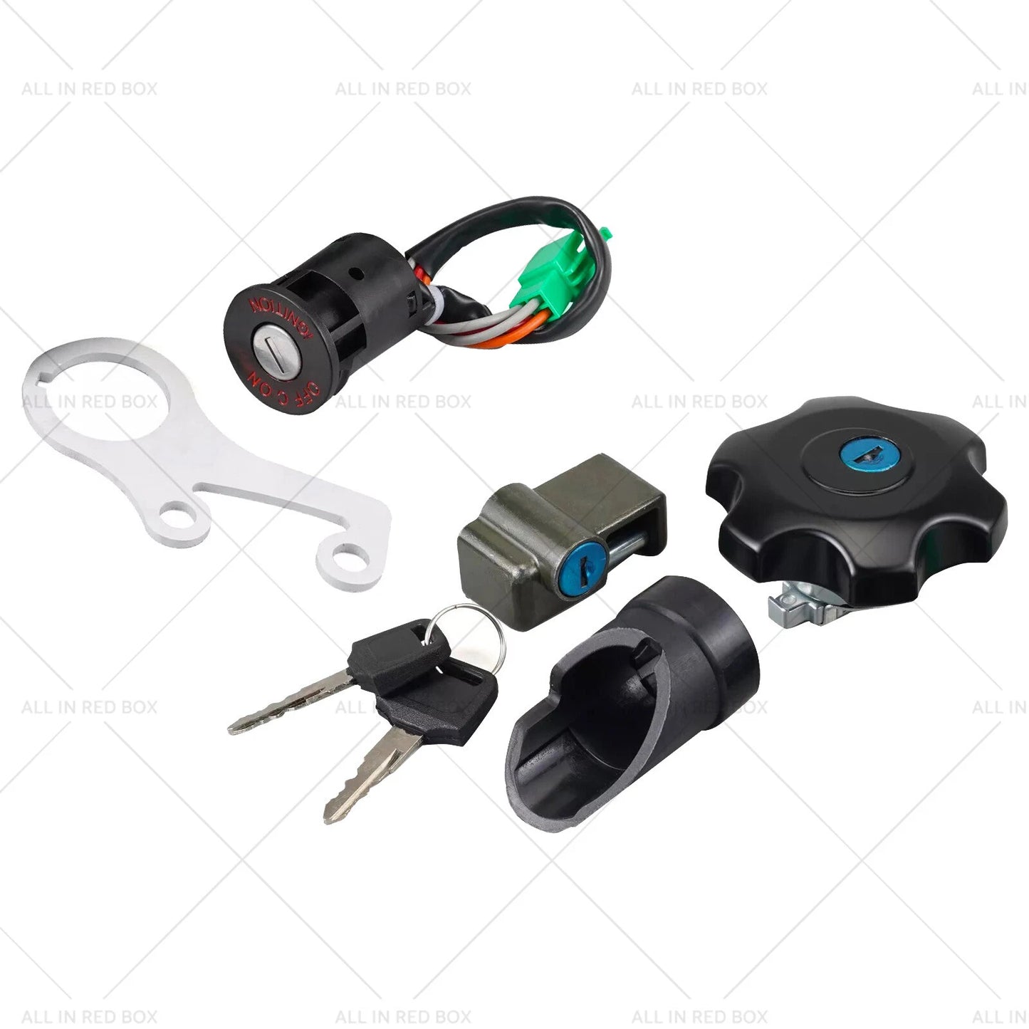 Ignition Key Switch Fuel Lock Set for Suzuki DRZ400 DRZ400SM DRZ400S