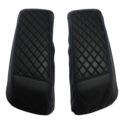 Saddlebag Lid Covers Black Blue for Harley Street Glide (2014-2023)