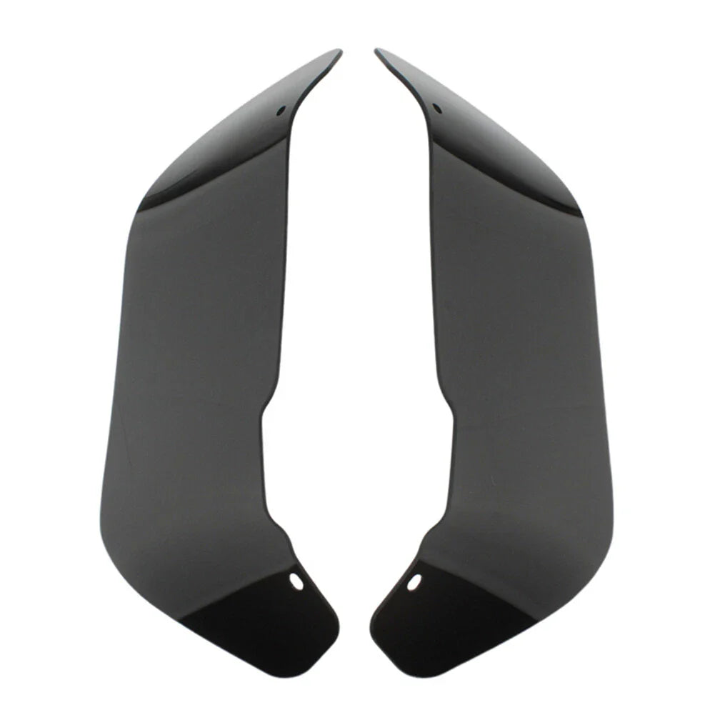 Black Front Windshield Side Spoiler for Honda GL1800 (2018-2024)