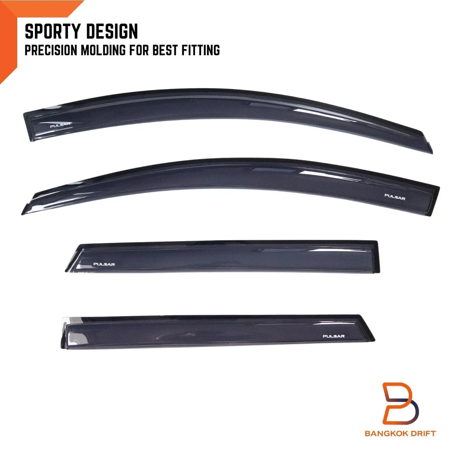 Weather Shield Window Visor Rain Guard for Nissan Pulsar C12 (2013-2022)