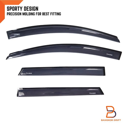Weather Shield Window Visor Rain Guard for Nissan Pulsar C12 (2013-2022)