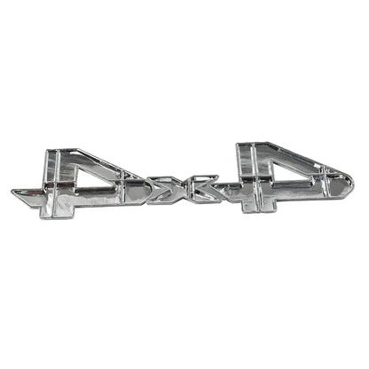3D Rear Tailgate Emblem Badge Overlay Decal for Universal Cars Silver