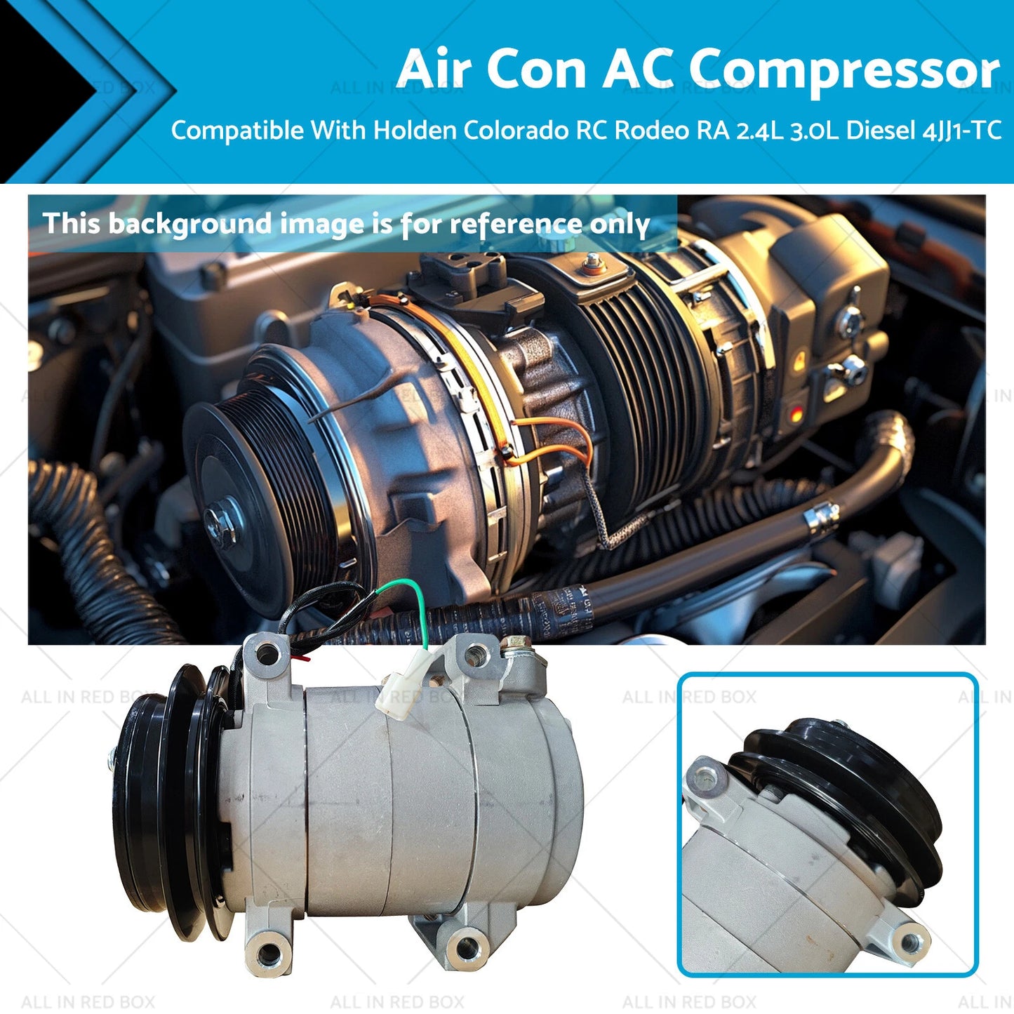 AC Compressor for Holden Colorado RC Rodeo RA 2.4L 3.0L Diesel (2008-2012)