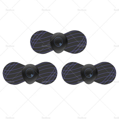 3 x EMS Microcurrent Massager Pads for Breast Lift - PlumpyUp