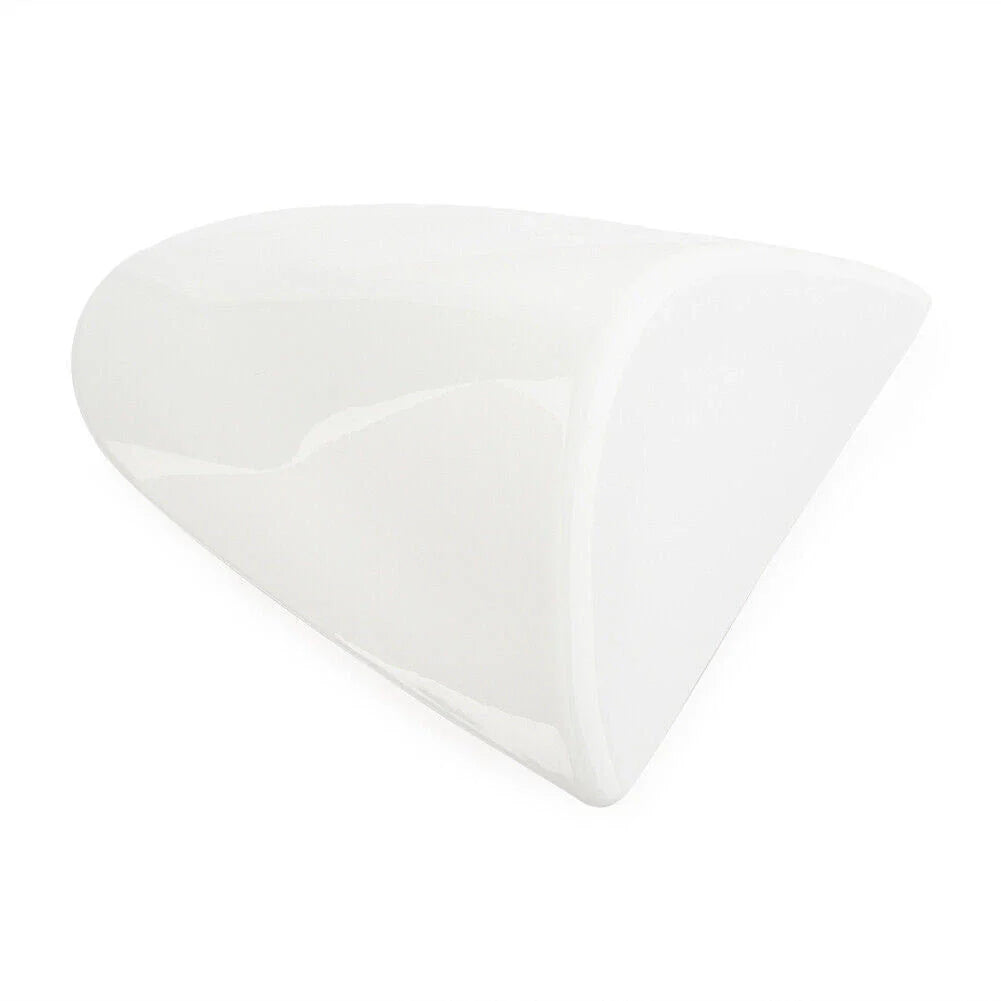 White Moto Rear Seat Cover for Kawasaki Ninja ZX6R (2005-2006)