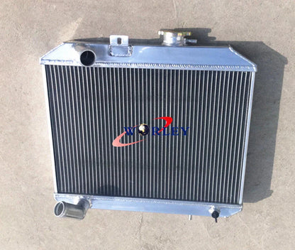 3 Row Aluminum Radiator + Fan for Jeep Willys (1941-1952)
