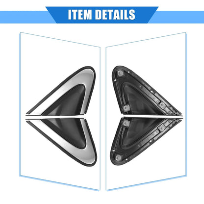 2 x Car Front Left Right Door Mirror Flag Covers for Honda CR-V (2012-2016)