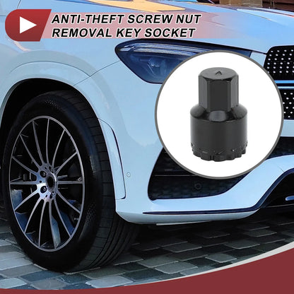 Wheel Lock Lug Nut Anti-theft Key Socket for Mercedes Benz GLE450 GLS350