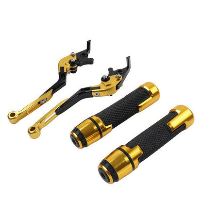 Folding Extendable Brake Clutch Lever Handlebar Grip Set for Yamaha FJR XJR 1300 (2001-2018)