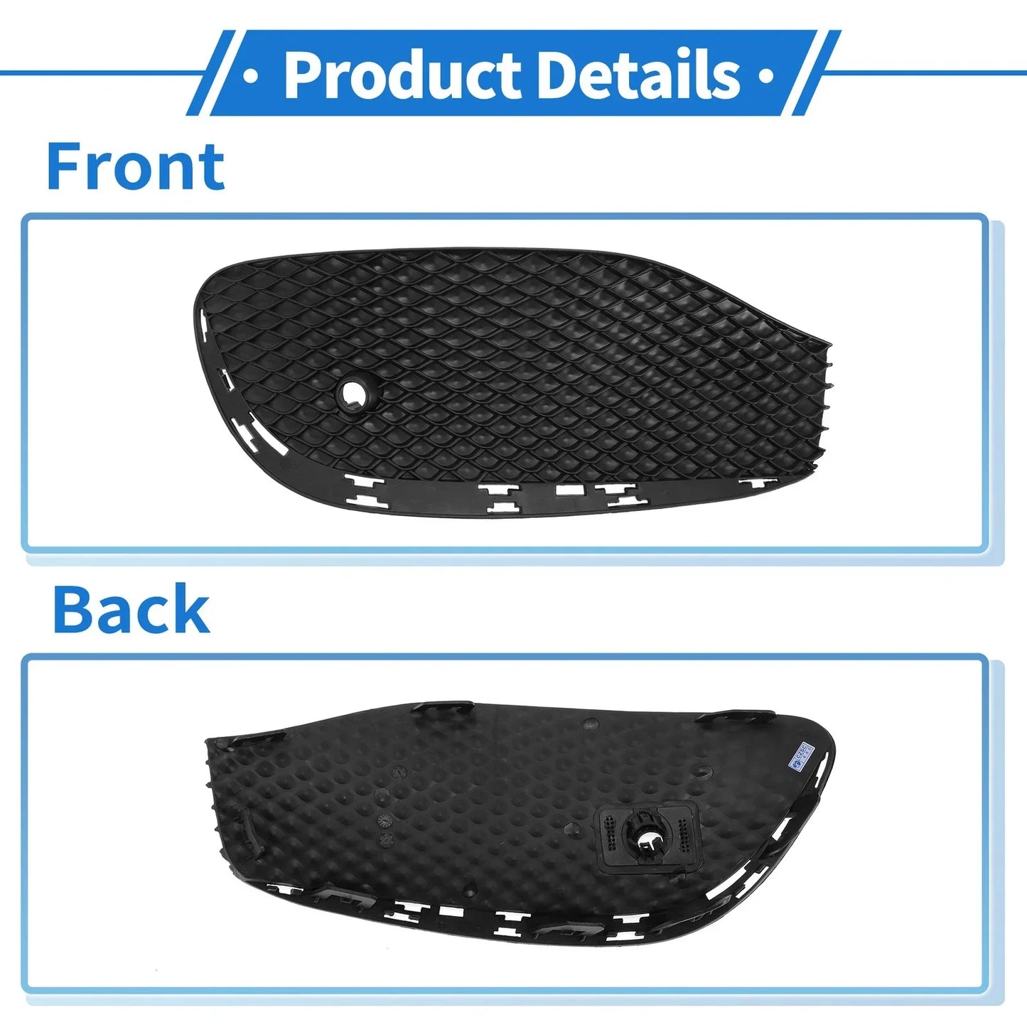 Front Left Fog Light Grill for Mercedes-Benz W213 (2016-2020)