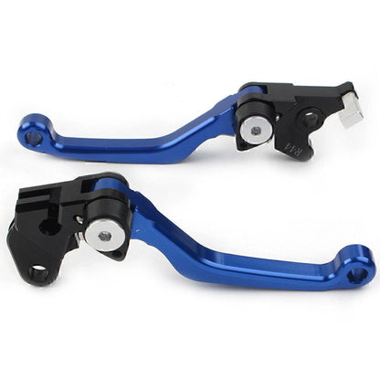 Aluminum Blue Pivot Dirt Clutch Brake Levers for Kawasaki KLX250 (1993-1997)