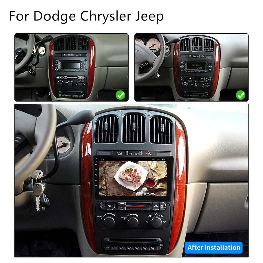 9'' Carplay Stereo GPS Navigation for Jeep Wrangler (2011-2023)