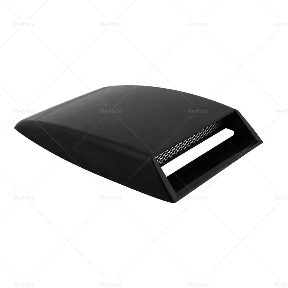 Universal Car Air Flow Intake Scoop Hood Cover ABS Plastic Black