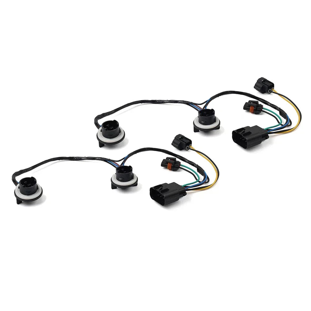 Headlight Wiring Harness Assembly Pair for Chevrolet Silverado, GMC Sierra (2007-2013)