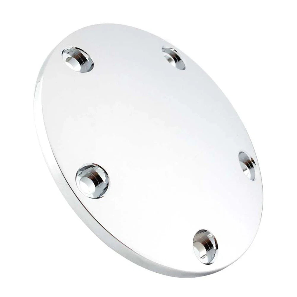 Silver Domed Timing Points Cover for Harley Twin Cam Softail Dyna Touring (99-17)