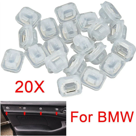 20 x Door Trim Panel Clips for 3 Series E46 E90 E91 X5 E53 (1998–2013)