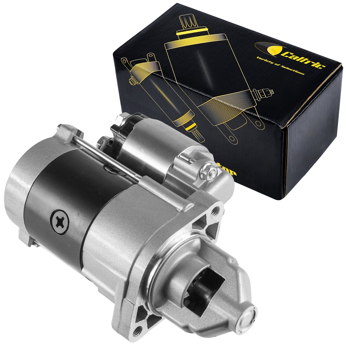 Caltric Starter Motor Replacement for Kawasaki FS541V FS600V FS651V (1970–1970)