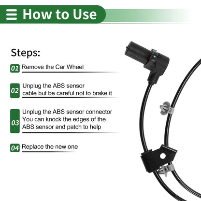 ABS Wheel Speed Sensor for Hyundai Tiburon (2003-2004)