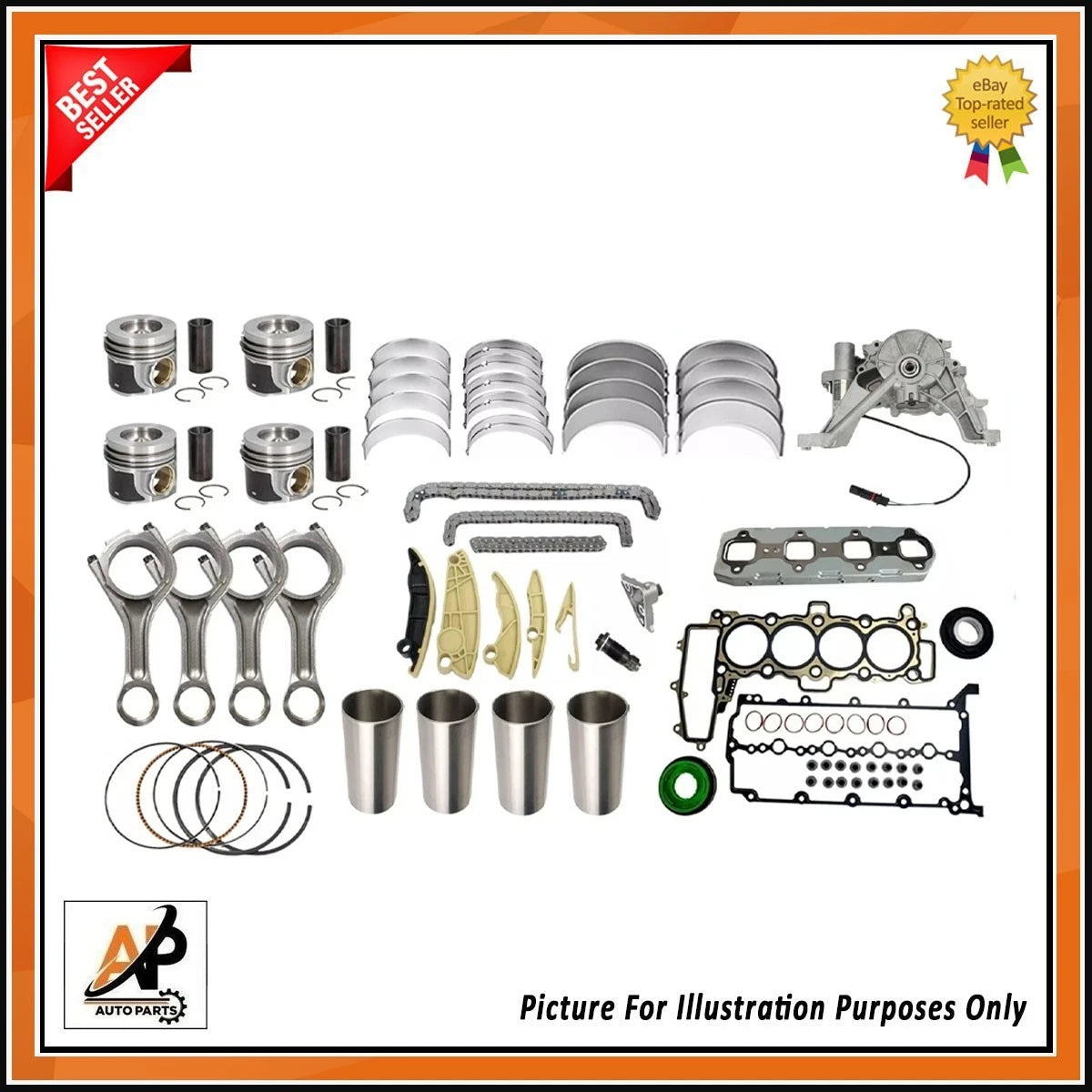 Crankshaft Engine Rebuild for Jaguar XF Sportbrake 204DTA (2016–2020)