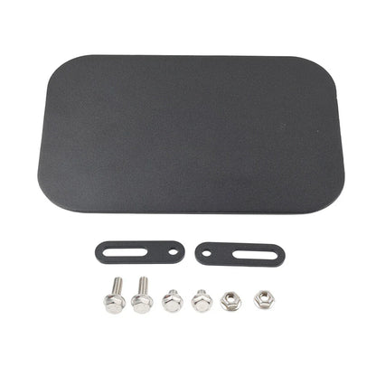 CNC Black Motorcycle Universal Side Number Plate Panel Cover