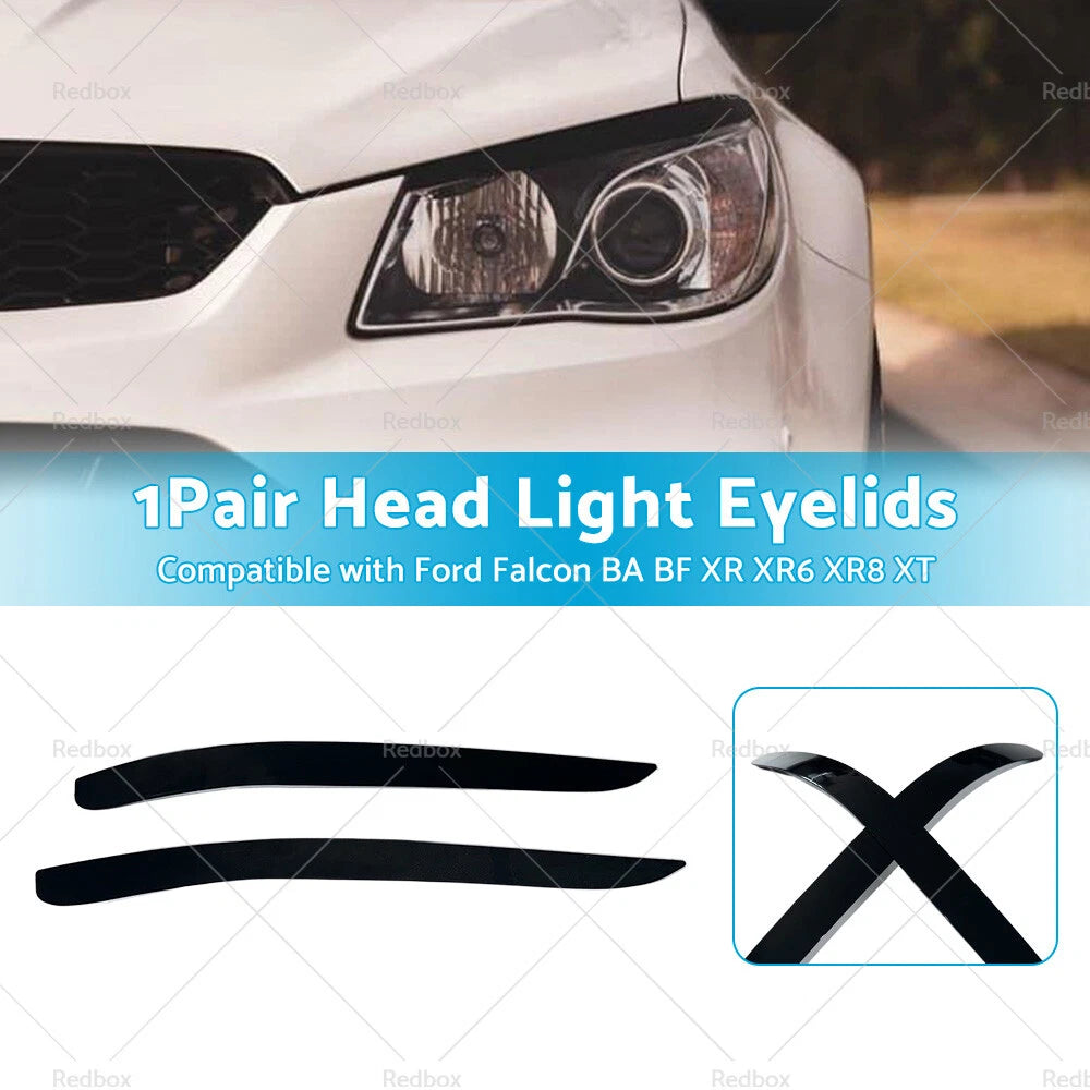 Black Headlight Eyelid for Ford Falcon BA BF XR XR6 XR8 XT (2002-2008)