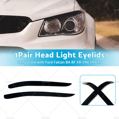 Black Headlight Eyelid for Ford Falcon BA BF XR XR6 XR8 XT (2002-2008)