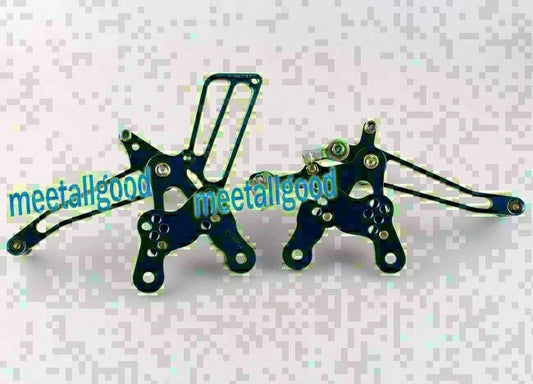 Adjustable Rearset Footpegs for Honda CBR900 (1993-1999) Blue